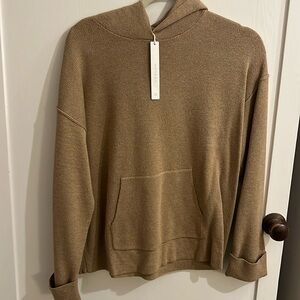 Caslon small hooded sweater with front pocket